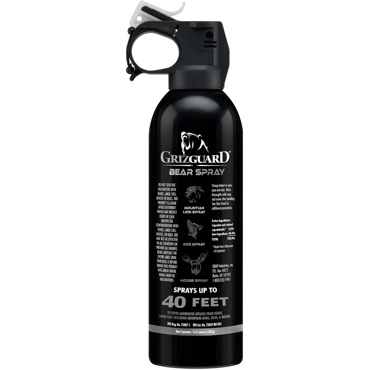 UDAP Griz Guard 熊スプレー 380g 缶のみ